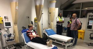 A medical emergency on a plane - this is a first person account of what happens