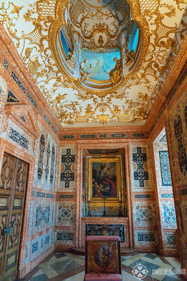 The private chapel of Max Emanuel in Schleissheim palace