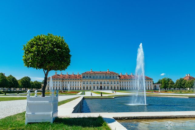 The fountains at Schleissheim Palace in Germany