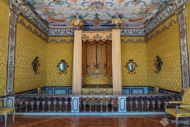 The State Bedroom of Schleissheim palace in Munich, Germany