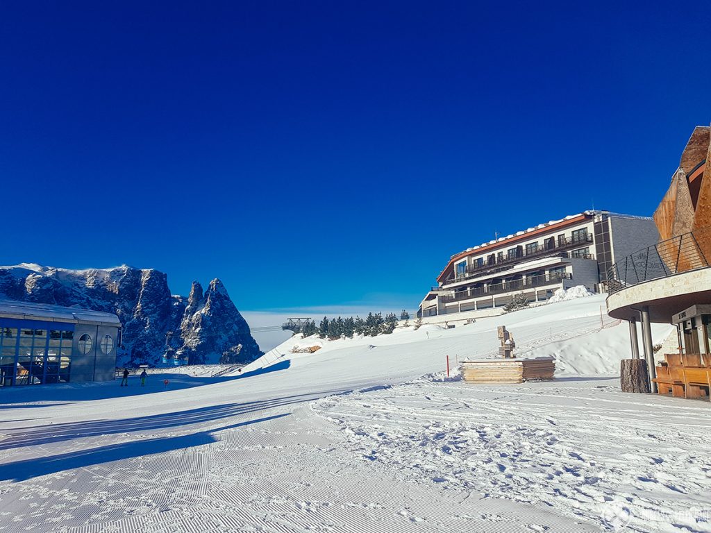 The Alpina Dolomites Hotel at the Seisser Alm