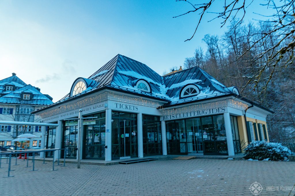 The ticket center in Schwangau für Neuschwanstein