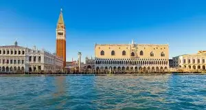 The Doge's Palace and St. Mark's square fron the water