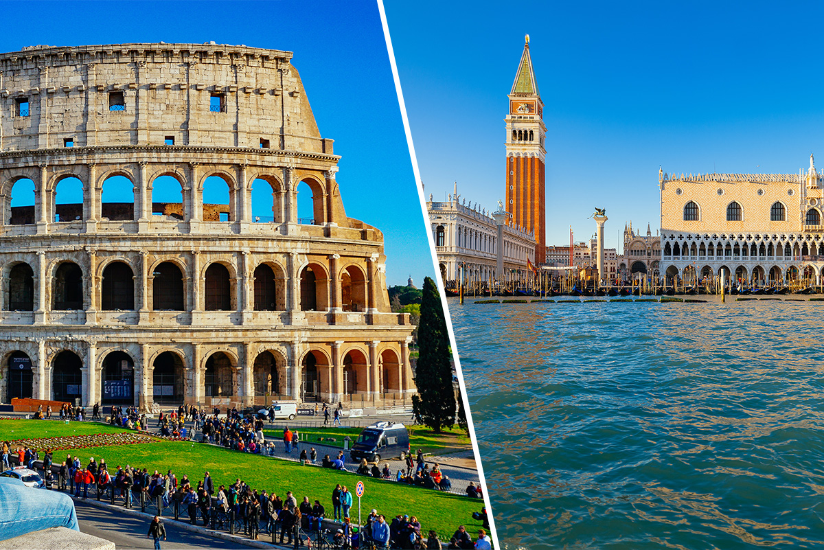 tour of rome and venice