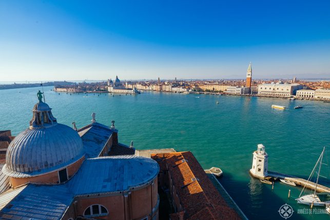 View of Venice from San Giorgio maggiore - you can see the whole city from here