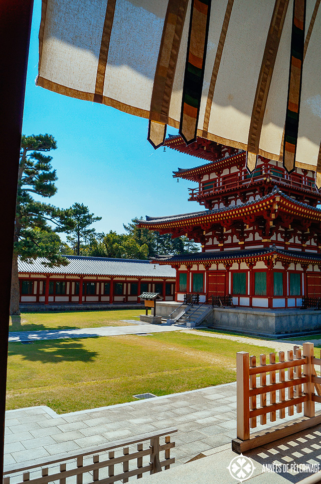 The Pagoda of the Yakushi-ji Temple in Nara