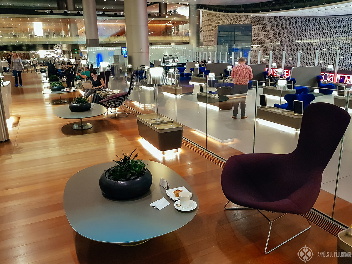 The spectacular business class lounge in qatar