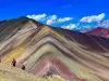 The Rainbow Mountains - one of the best day trips from Cusco and very popular