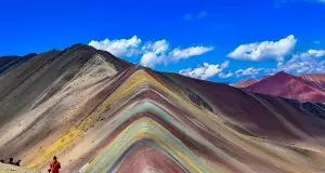 The Rainbow Mountains - one of the best day trips from Cusco and very popular