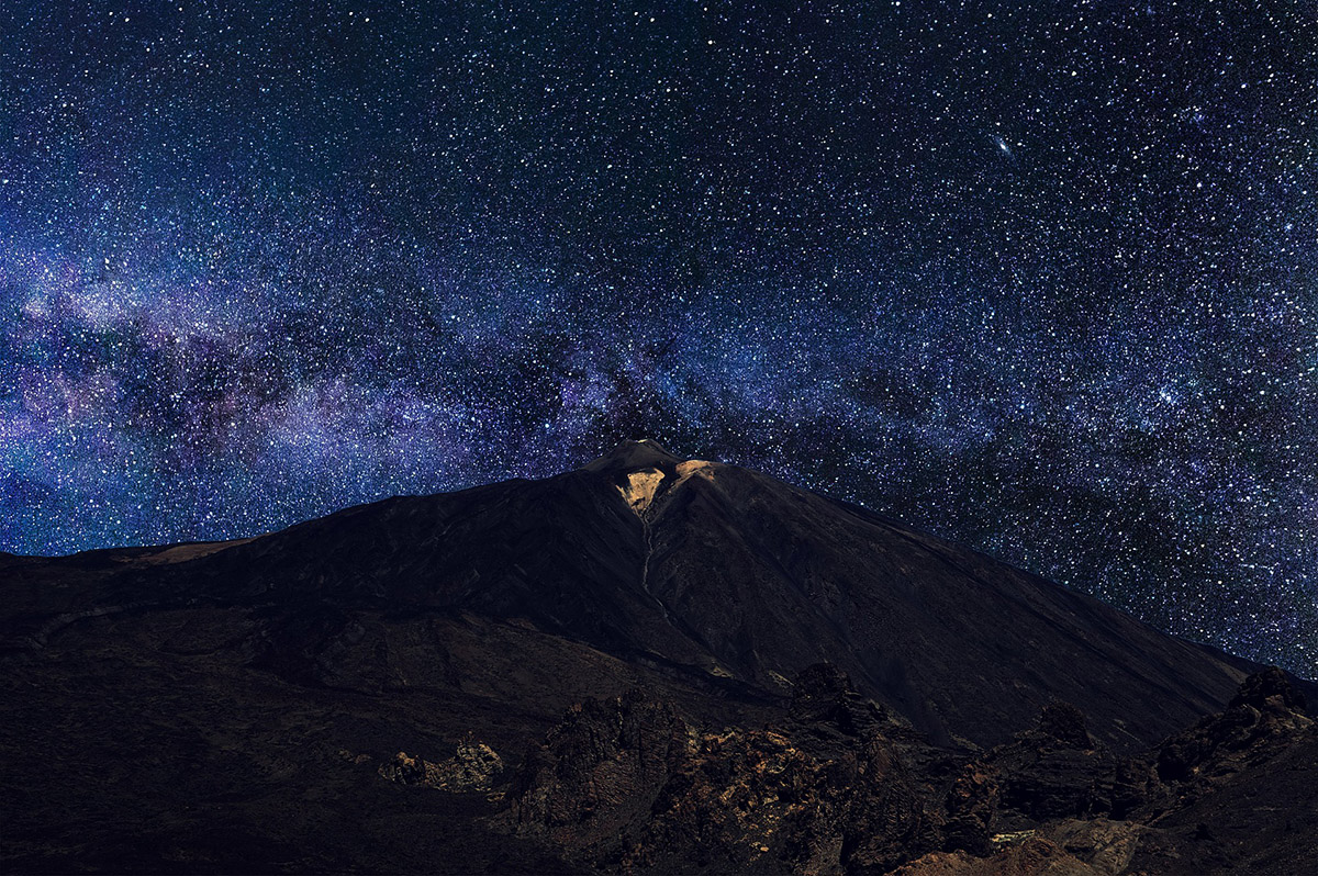 star gazing on tenerife in teide national park