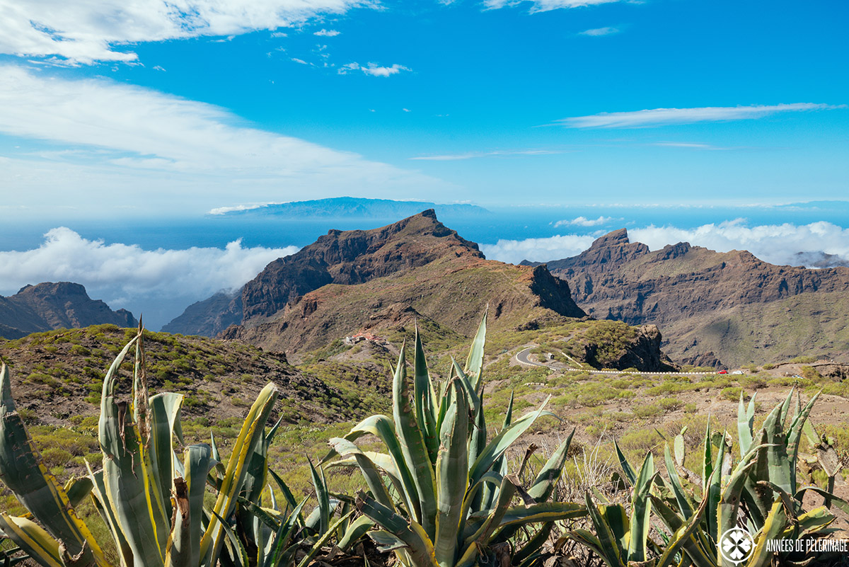 Impressive scenery in the teno mountains in the far east of Tenerife, Spain