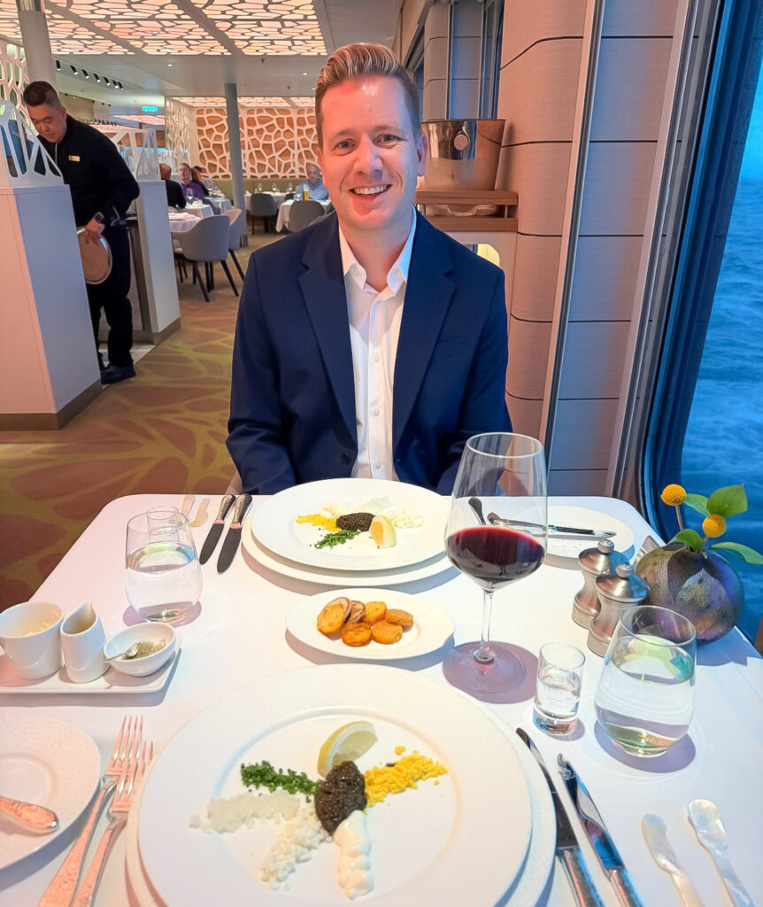 fine dinging on an Antarctica cruise