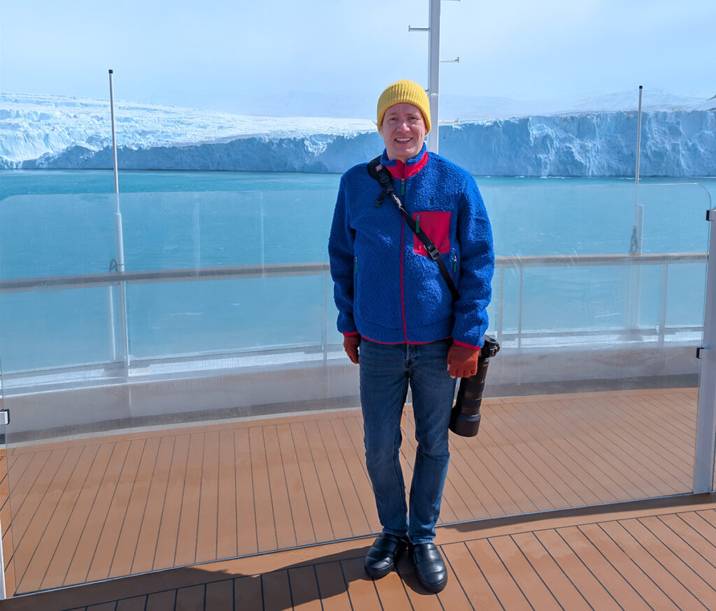 exploring the deck of our cruise ship